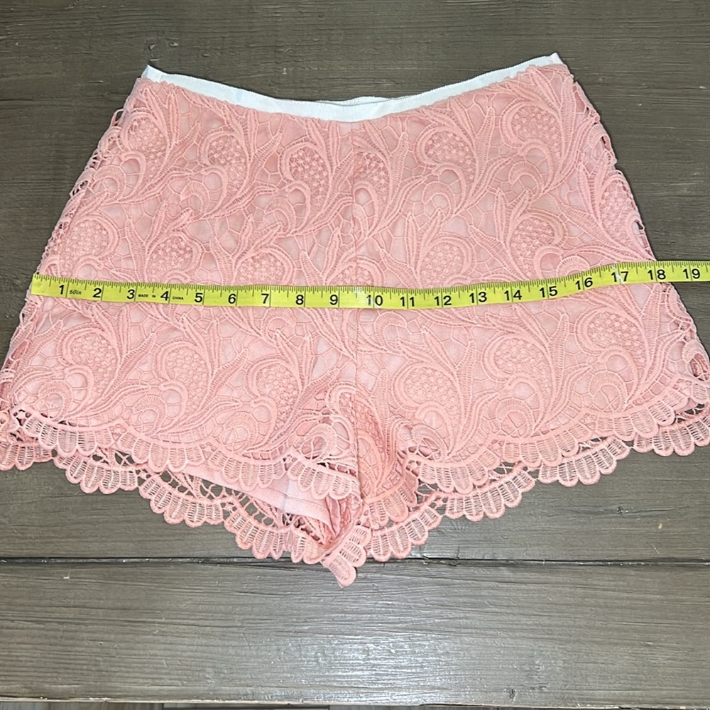 Endless Rose Pink Lace Shorts Small - Picture 8 of 8